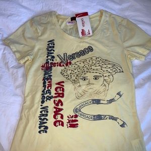 versace bedazzled top